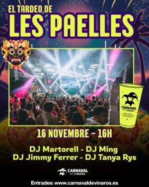 16 noviembre - Tardeo de les paelles